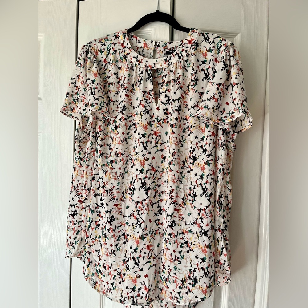 Floral Multicolored Torrid Blouse Size 2X